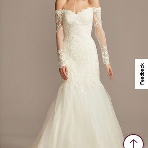 NWT David’s Bridal Gown WG3943